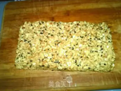 Make Peanut sesame sugar step 8