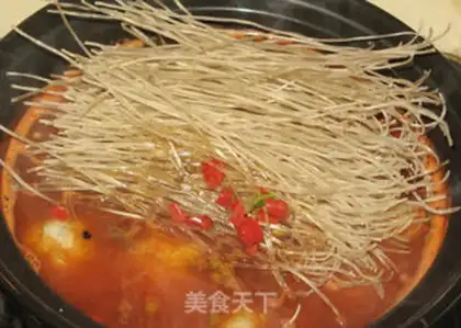 Make Spicy fishball hotpot step 5