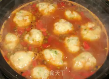 Make Spicy fishball hotpot step 6