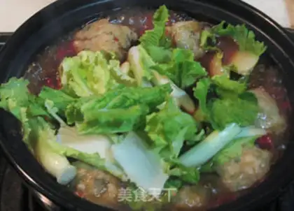 Make Spicy fishball hotpot step 7