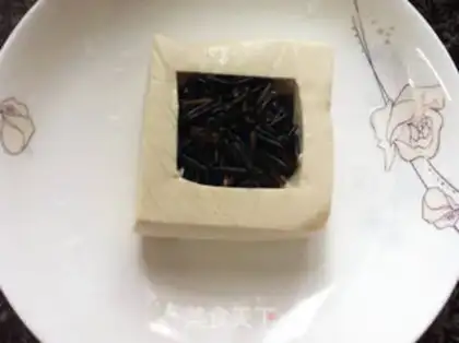 Make Tomato rice tofu step 4