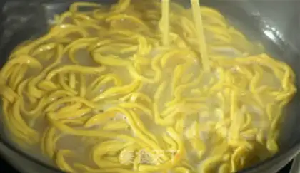 Make Carrot noodles step 12
