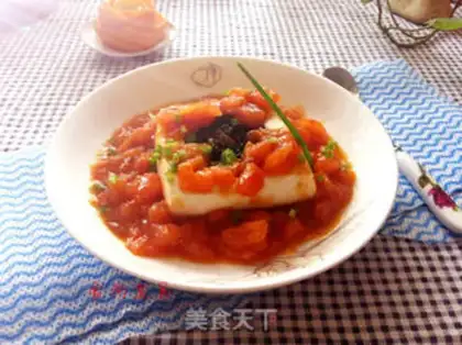 Make Tomato rice tofu step 9