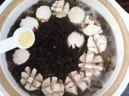 Make ♪ Purple meatball soup ♪ step 10