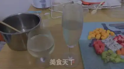 Make The fruit pudding step 2