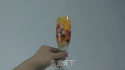 Make The fruit pudding step 3