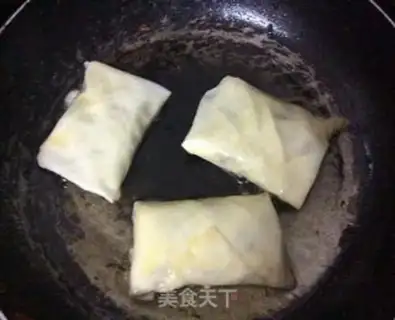Make Vegetable Spring Roll step 3