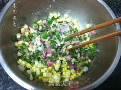 Make Corn pork pie step 0