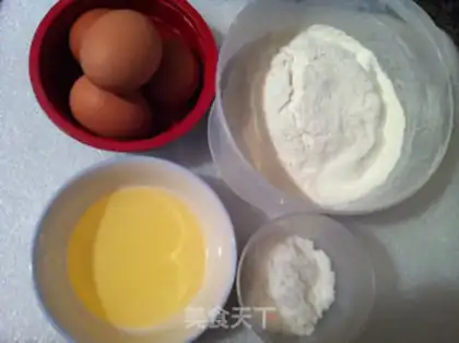Make Full eggcake step 0