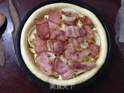 Make Bacon onion pizza step 10