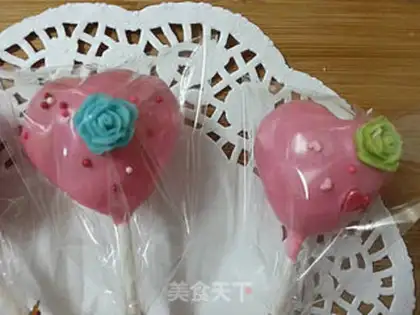 Make Chocolate lollipop cake step 15