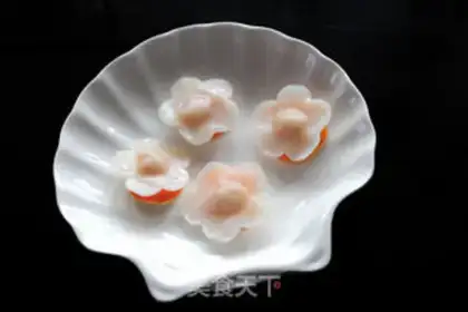 Make Crystal plum shrimp dumplings step 7