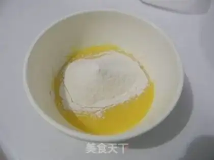 Make Black sesame cake roll step 1