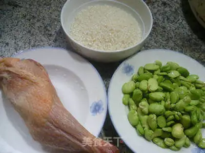 Make Chicken-legged beans step 0