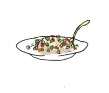 Make Peas and rice step 4