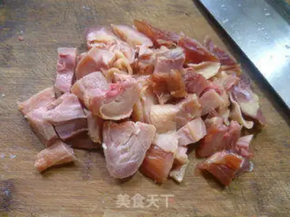 Make Chicken-legged beans step 1