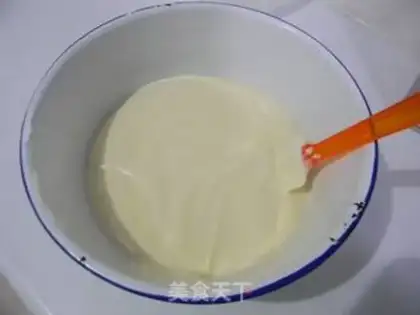 Make Black sesame cake roll step 5