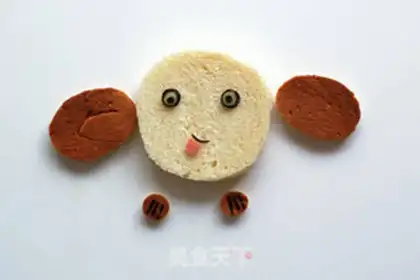 Make Funny, loving puppy breakfast step 3