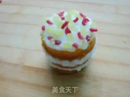 Make Mini-cream naked cake step 7