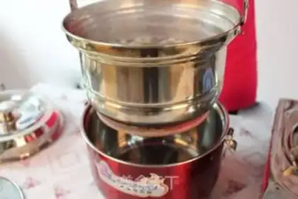 Make Red bean rice step 2