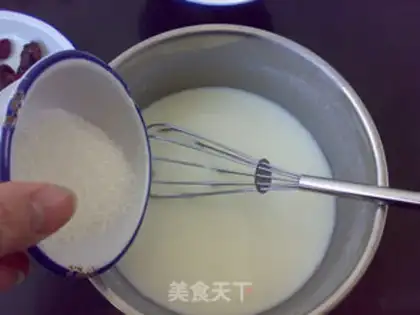 Make Cranberry milk step 2