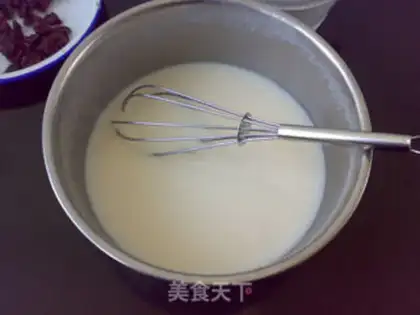 Make Cranberry milk step 3
