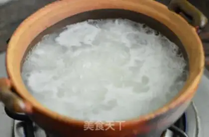 Make Crab porridge step 4