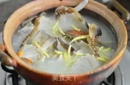Make Crab porridge step 6