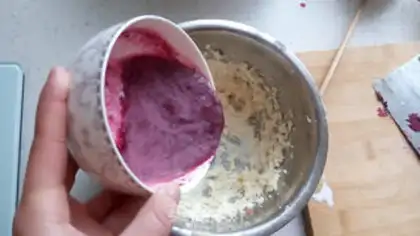 Make Double blueberry mousse cake step 16