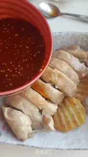 Make Hot chicken with red oil step 9