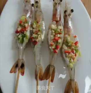 Make Garlic cheese and shrimp step 4