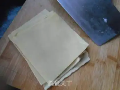 Make Tofu roll onions step 3