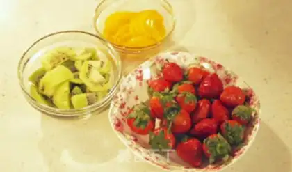 Make Heart cake step 11