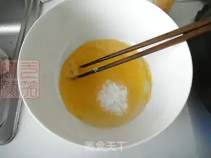 Make Orange waffles step 2