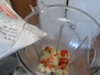 Make Milk mashed salad step 3