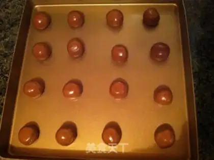 Make Red sugar sesame cookies step 5