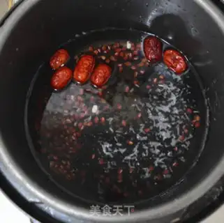 Make Red bean, black rice step 2