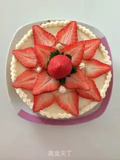 Make Strawberry cake step 5