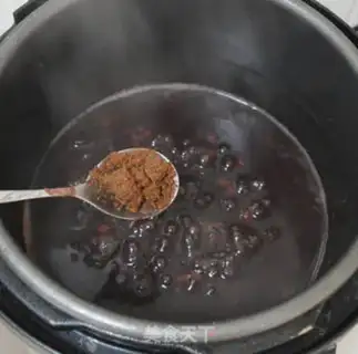 Make Red bean, black rice step 3