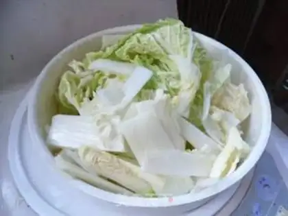 Make Frozen tofu step 1