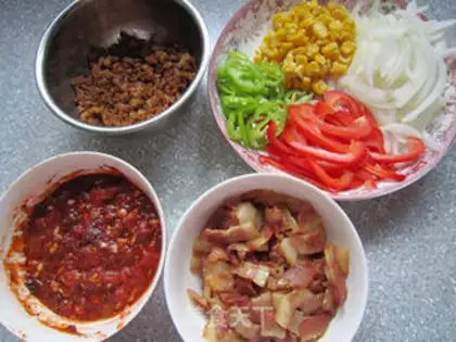 Make Big square pizza step 13
