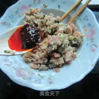Make Fish fragrance dumplings step 2