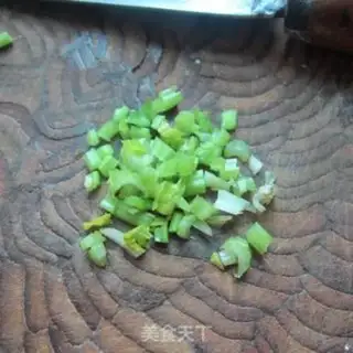 Make Egg celery finale pancakes step 1