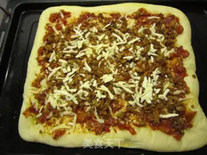 Make Big square pizza step 21