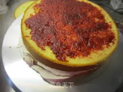 Make Butter cream cake step 21