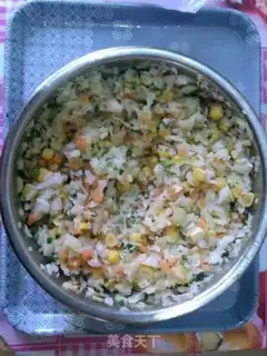 Make Pork corn and vegetable dumplings step 6