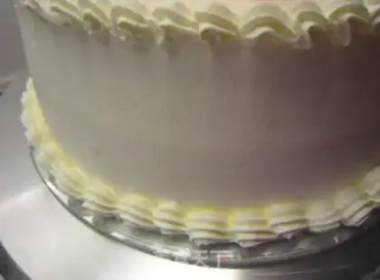 Make Butter cream cake step 26