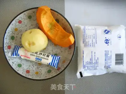 Make Pumpkin mashed salad step 0