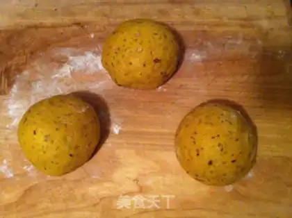 Make Pumpkin red bean toast step 3