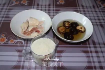 Make Chicken rice for mushrooms step 0